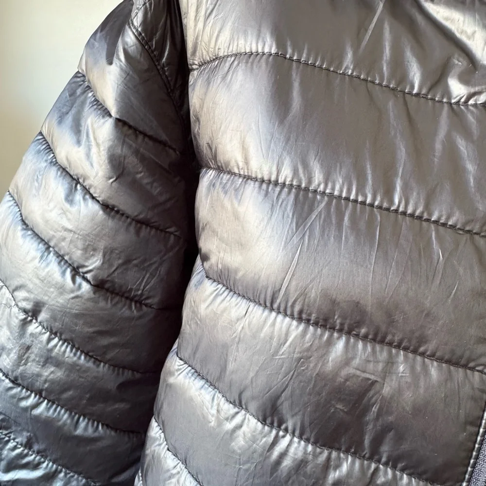 Avalanche Men’s Black Puffer Jacket Zip Up size medium Lightweight - Picture 4 of 13